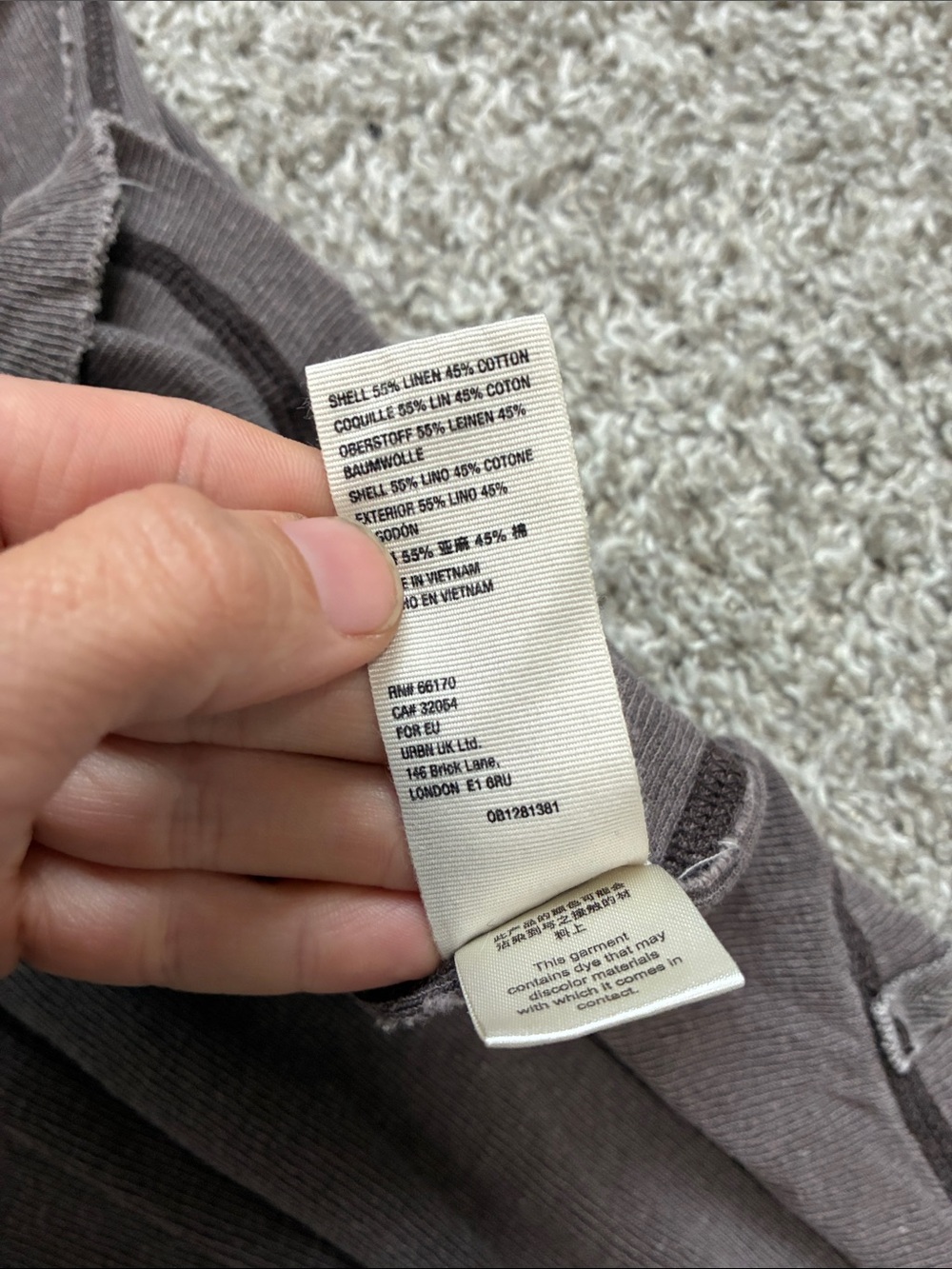 We The Free Heritage Henley Taupe Short Sleeve Tee Shirt - Picture 8 of 8